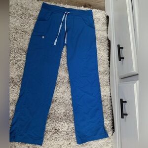Figs Vibrant Blue scrub pants